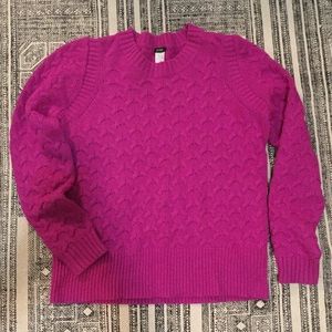 J.Crew cable knit sweater